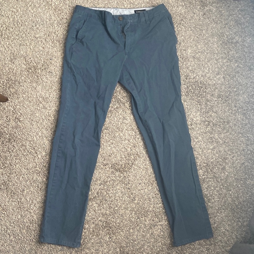 Bonobos Navy Blue Chinos (Slim Taper)